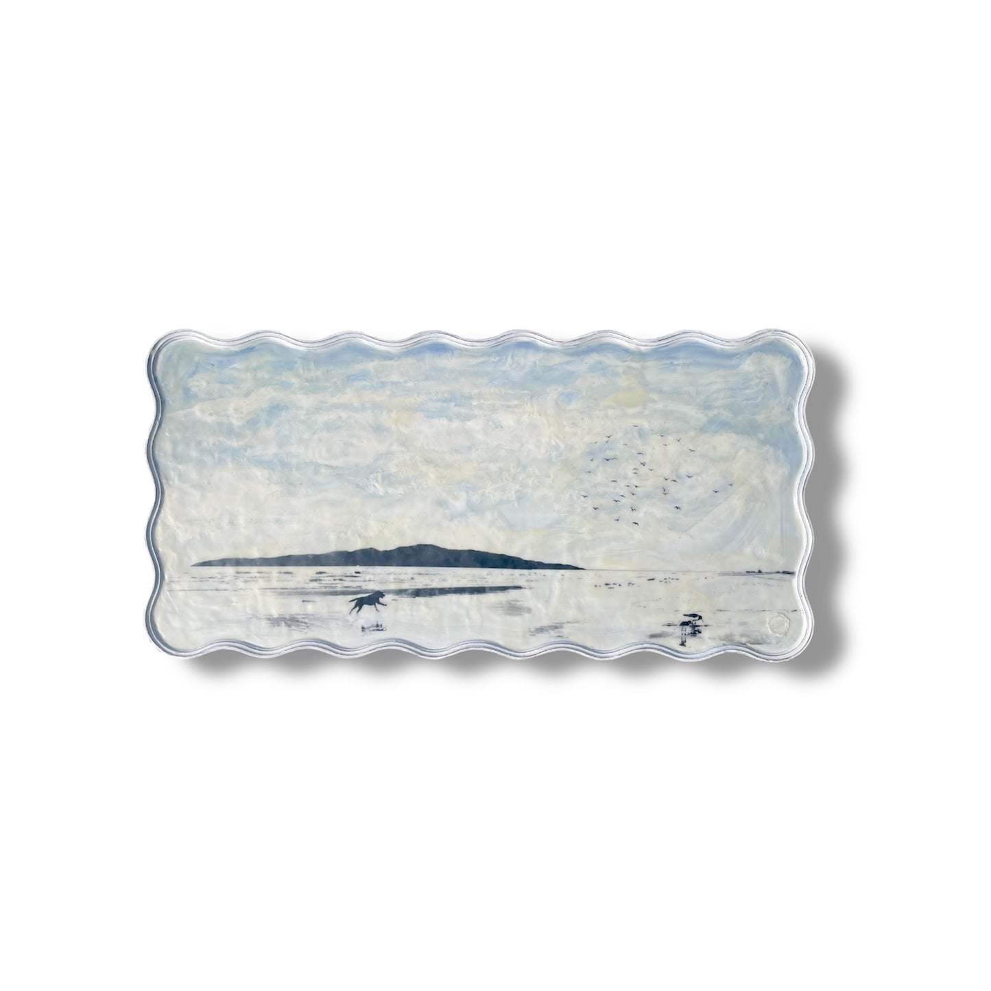 “ Life’s a Beach”original encaustic artwork by Studio Reset