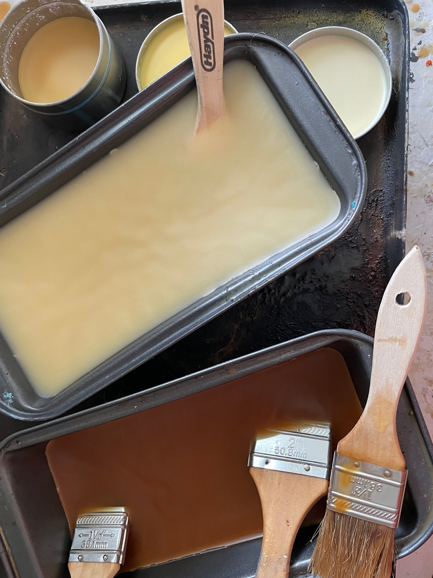 Kapiti Arts Trail Encaustic Workshop - Make your own Botanical artwork from Beeswax - In Studio