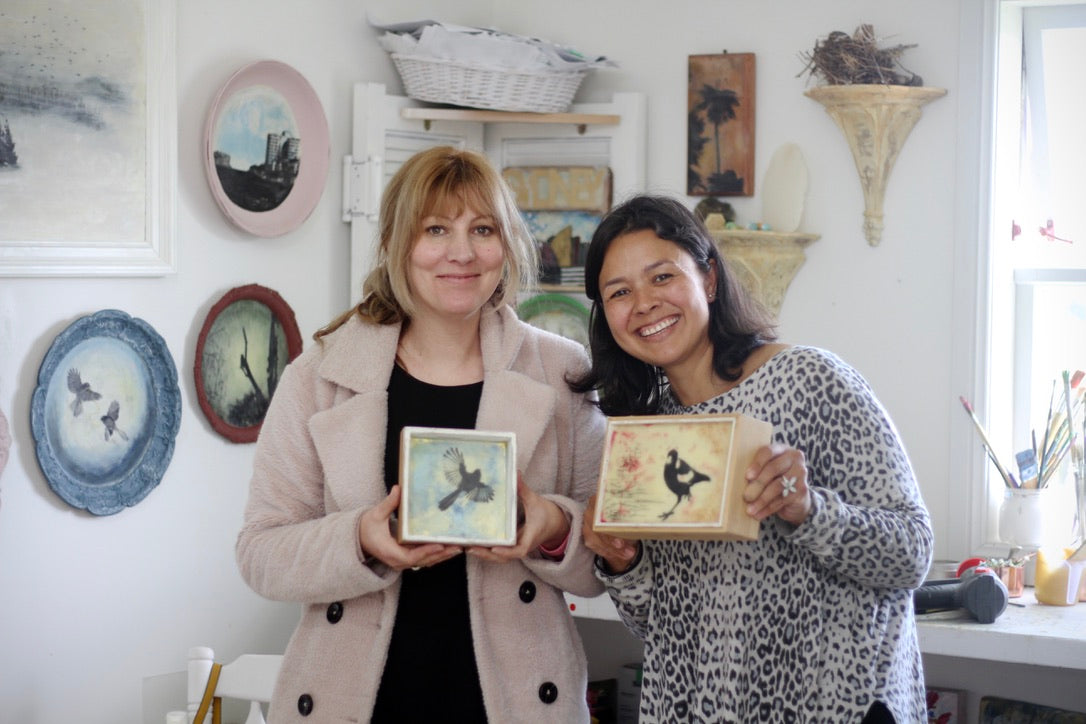 Workshop Class 2 - Learn how transfer an image into encaustic medium